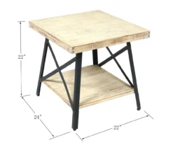 Willow River Pomona Open-Shelf End Table -Walker Edison Shop 810535751 2