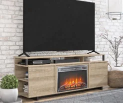 23" Mesh Electric Fireplace Insert 11 23" Mesh Electric Fireplace Insert -Walker Edison Shop 810538190 6