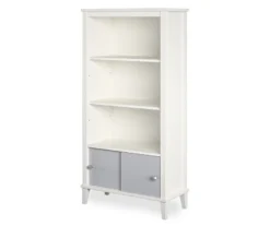Monarch Hill Poppy Gray & White Bookcase -Walker Edison Shop 810538207 5