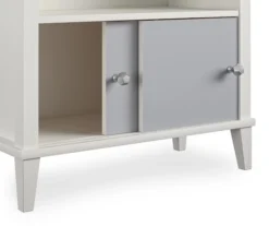 Monarch Hill Poppy Gray & White Bookcase -Walker Edison Shop 810538207 6