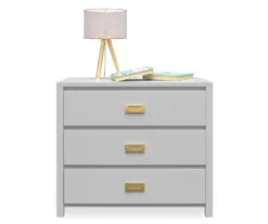 Monarch Hill Haven Dove Gray 3-Drawer Dresser -Walker Edison Shop 810538227 5