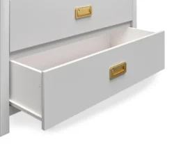 Monarch Hill Haven Dove Gray 3-Drawer Dresser -Walker Edison Shop 810538227 6