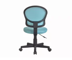 Teal Mesh Office Chair -Walker Edison Shop 810538337 5 1