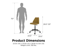 Novogratz Brittany Office Chair -Walker Edison Shop 810538397 6