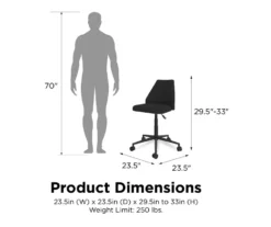 Novogratz Brittany Office Chair -Walker Edison Shop 810538398 6