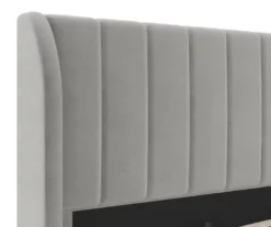 Little Seeds Valentina Velvet Full Bed -Walker Edison Shop 810538403 5