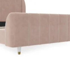 Little Seeds Valentina Velvet Full Bed -Walker Edison Shop 810538404 6