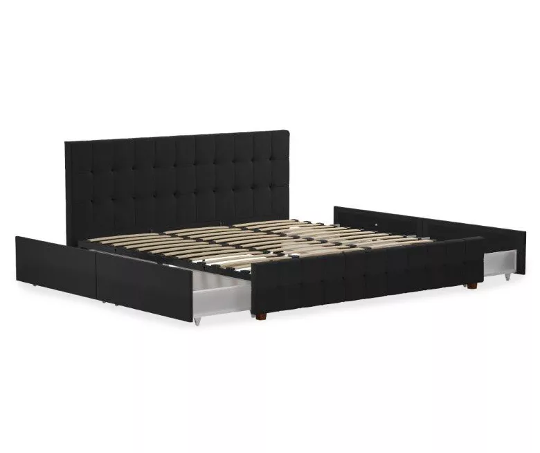 CosmoLiving Elizabeth Velvet Storage Bed 13 CosmoLiving Elizabeth Velvet Storage Bed - Image 13