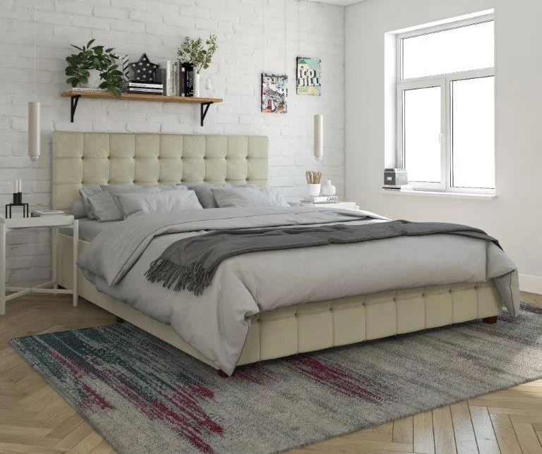 CosmoLiving Elizabeth Velvet Storage Bed 16 CosmoLiving Elizabeth Velvet Storage Bed - Image 16