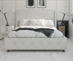 CosmoLiving Mercer Wingback Linen Bed 34 CosmoLiving Mercer Wingback Linen Bed -Walker Edison Shop 810540991 2