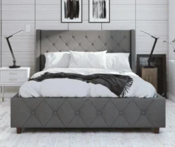 CosmoLiving Mercer Wingback Linen Bed 24 CosmoLiving Mercer Wingback Linen Bed -Walker Edison Shop 810541029 2