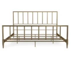 CosmoLiving Blair Brass Metal King Bed -Walker Edison Shop 810541048 5
