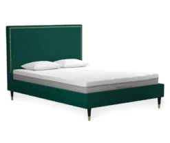 CosmoLiving Audrey Velvet King Bed -Walker Edison Shop 810541049 3