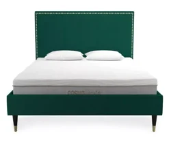 CosmoLiving Audrey Velvet King Bed -Walker Edison Shop 810541049 4