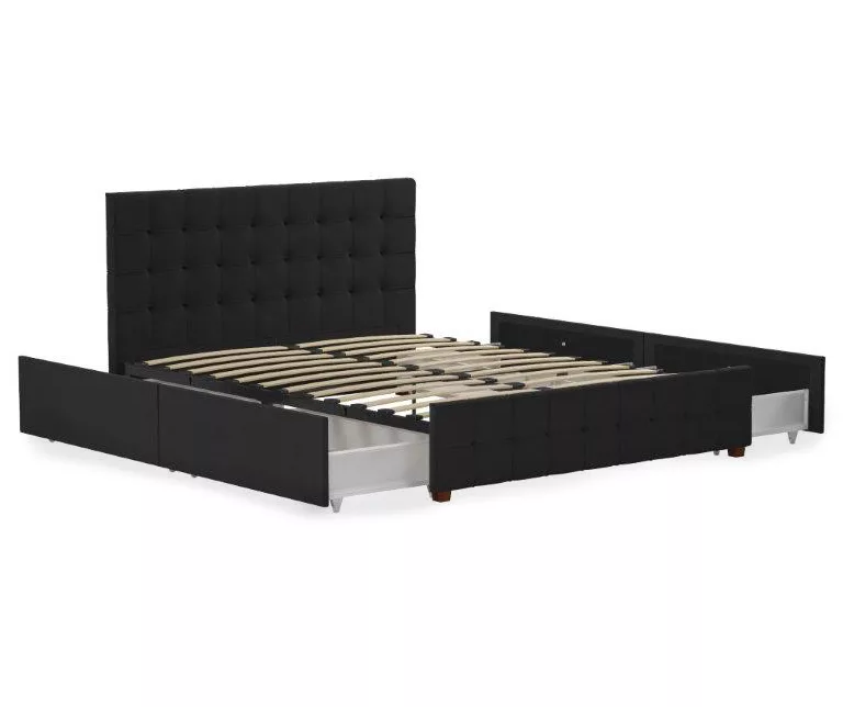 CosmoLiving Elizabeth Velvet Storage Bed 8 CosmoLiving Elizabeth Velvet Storage Bed - Image 8