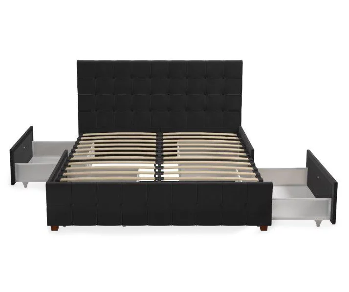 CosmoLiving Elizabeth Velvet Storage Bed 9 CosmoLiving Elizabeth Velvet Storage Bed - Image 9