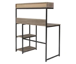 Daylicrew 2-Shelf Home Office Desk & Hutch 9 Daylicrew 2-Shelf Home Office Desk & Hutch -Walker Edison Shop 810542286 2