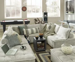 Bales Checkered Taupe Upholstered Accent Chair -Walker Edison Shop 810542299 10