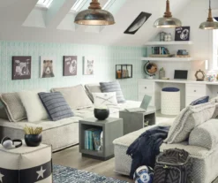 Bales Checkered Taupe Upholstered Accent Chair -Walker Edison Shop 810542299 14