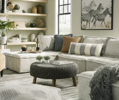 Bales Checkered Taupe Upholstered Accent Chair -Walker Edison Shop 810542299 8