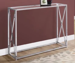 Monarch Glass & Metal Accent Table -Walker Edison Shop 810542386 1