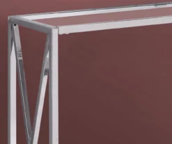 Monarch Glass & Metal Accent Table -Walker Edison Shop 810542386 3