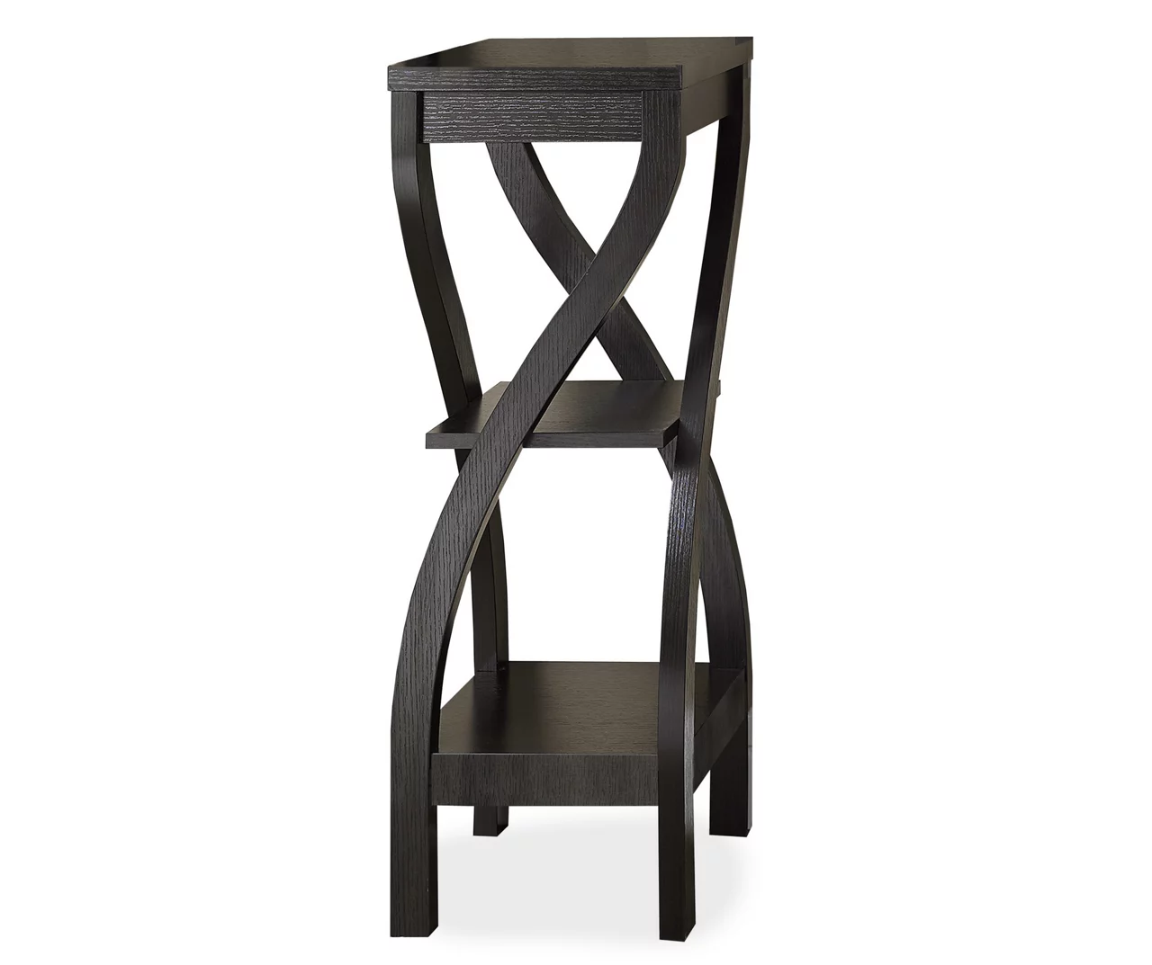 Monarch 3-Tier Twisted Leg Side Table 2 Monarch 3-Tier Twisted Leg Side Table - Image 2