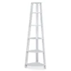 Monarch 5-Shelf Etagere Corner Bookcase