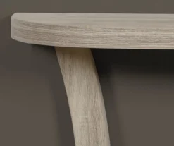 Dark Taupe Hall Console Table 6 Dark Taupe Hall Console Table -Walker Edison Shop 810542453 3