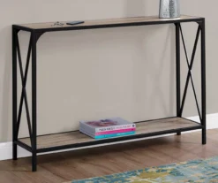 Monarch Metal X-Shaped Console Table -Walker Edison Shop 810542457 1