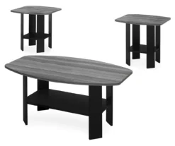 Monarch 3-Piece Occasional Table Set 26 Monarch 3-Piece Occasional Table Set -Walker Edison Shop 810542459 2
