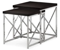 Monarch 2-Piece Nesting Accent Table Set 34 Monarch 2-Piece Nesting Accent Table Set -Walker Edison Shop 810542484 2