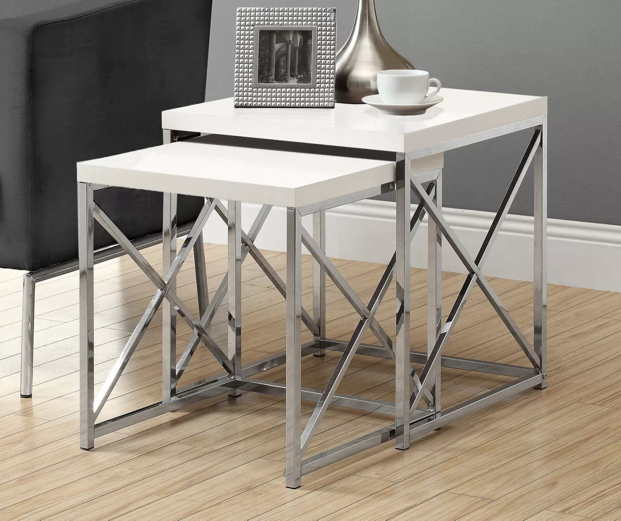 Monarch 2-Piece Nesting Accent Table Set 2 Monarch 2-Piece Nesting Accent Table Set - Image 2