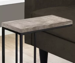 Monarch Reclaimed Wood Look C Side Table 19 Monarch Reclaimed Wood Look C Side Table -Walker Edison Shop 810542489 3