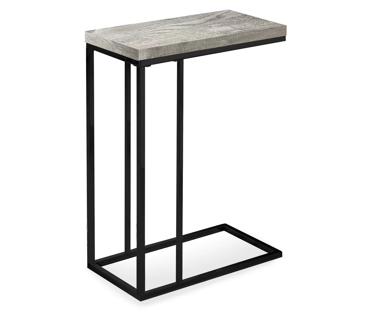 Monarch Reclaimed Wood Look C Side Table 3 Monarch Reclaimed Wood Look C Side Table - Image 3