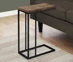 Monarch Reclaimed Wood Look C Side Table 15 Monarch Reclaimed Wood Look C Side Table -Walker Edison Shop 810542491 1