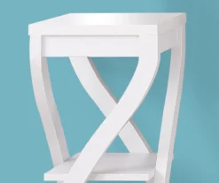 Monarch 3-Tier Twisted Leg Side Table 16 Monarch 3-Tier Twisted Leg Side Table -Walker Edison Shop 810542509 3