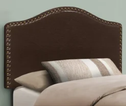 Monarch Faux Leather Button Tufted Headboard -Walker Edison Shop 810542525 1