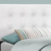 Monarch Faux Leather Button Tufted Headboard