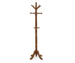Monarch Turned Post 11-Hook Coat Rack -Walker Edison Shop 810542536 2