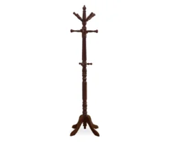 Monarch Turned Post 11-Hook Coat Rack -Walker Edison Shop 810542537 2
