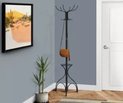 Monarch Metal 12-Hook Coat Rack With Umbrella Holder -Walker Edison Shop 810542540 1