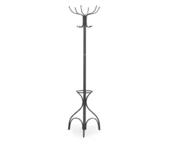Monarch Metal 12-Hook Coat Rack With Umbrella Holder -Walker Edison Shop 810542540 2