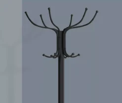 Monarch Metal 12-Hook Coat Rack With Umbrella Holder -Walker Edison Shop 810542540 3