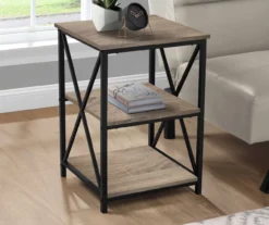 Monarch 3-Tier Accent Table 38 Monarch 3-Tier Accent Table -Walker Edison Shop 810542547 1