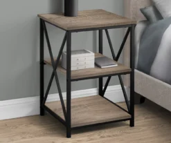 Monarch 3-Tier Accent Table 39 Monarch 3-Tier Accent Table -Walker Edison Shop 810542547 2