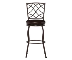 Pike Brown 3-Piece Upholstered Adjustable Swivel Stool Set -Walker Edison Shop 810543038 A0 2