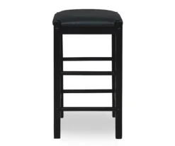 Bay Faux Leather & Wood Counter Stools, 2-Pack 19 Bay Faux Leather & Wood Counter Stools, 2-Pack -Walker Edison Shop 810543042 5