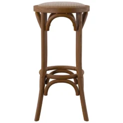 Franklin 30" Backless Woven Ratten Bar Stool -Walker Edison Shop 810543046 4