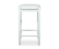 Bay Faux Leather & Wood Counter Stools, 2-Pack 13 Bay Faux Leather & Wood Counter Stools, 2-Pack -Walker Edison Shop 810543048 3